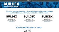 Desktop Screenshot of buildexshows.com